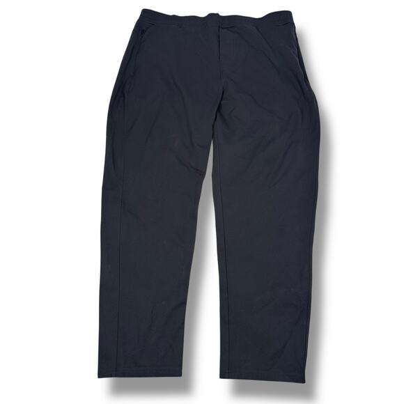 Public Rec Activewear Pants Men’s 42 X 32 Black Stretch Pull Up Straight Leg - Picture 1 of 11